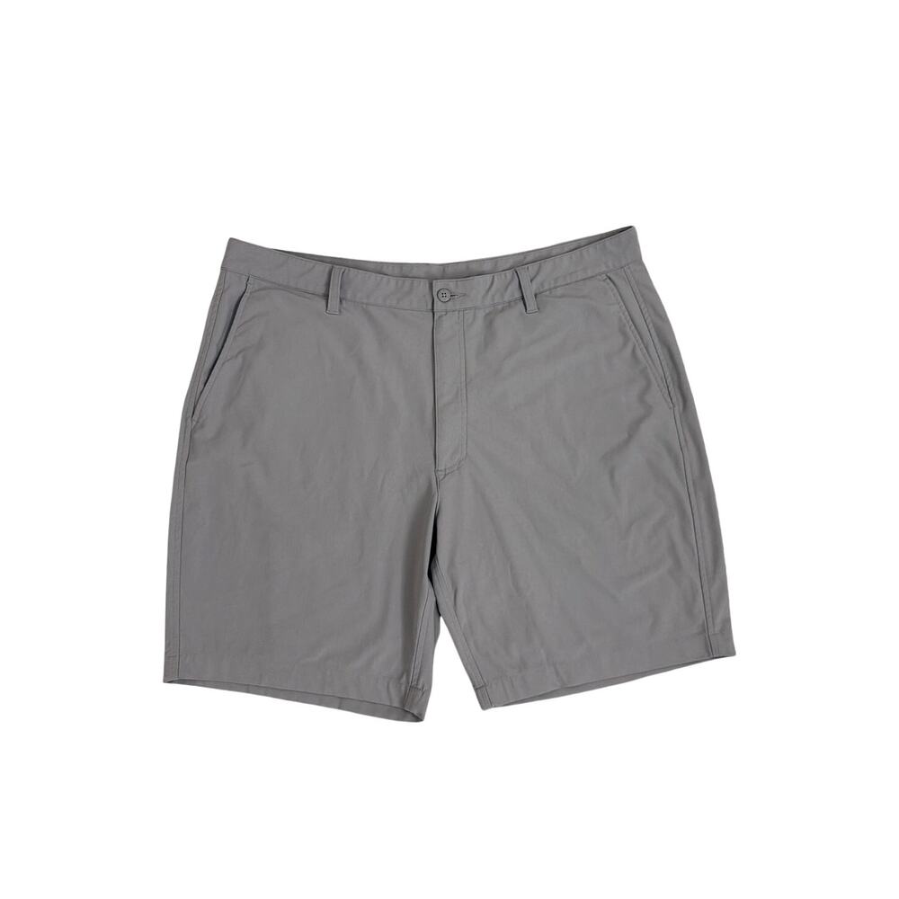 FJ FootJoy Lightweight Gray Chino Athletic Active Golf Shorts Size Men's 40